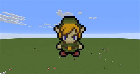 Legend Of Zelda Pixel Art Minecraft