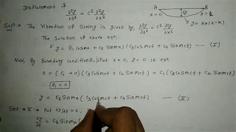 One dimensional wave equations(questions) in Hindi - YouTube