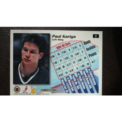 1995-96 Score Summit Paul Kariya Anaheim Mighty Ducks Card #2 on eBid ...