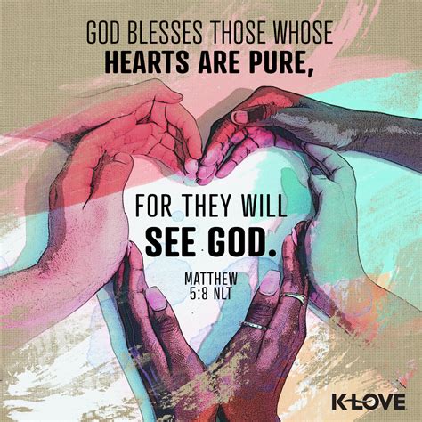 #VOTD #scripture #blessed #pureheart | Bibelvers zitate, Bibel vers ...