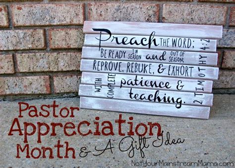 Pastor Appreciation Month & A Gift Idea | Pastor appreciation gifts ...