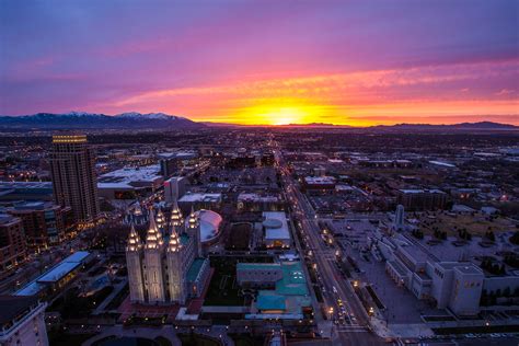 Sunset over Salt Lake City - Yale University Press London BlogYale ...