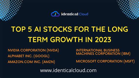 Top 5 AI Stocks for the Long Term Growth in 2023 - Ishita Shah - Uni Cards - identical Cloud