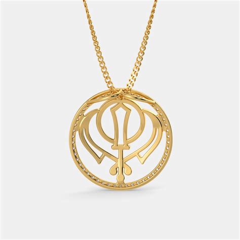 The Khanda Pendant | BlueStone.com