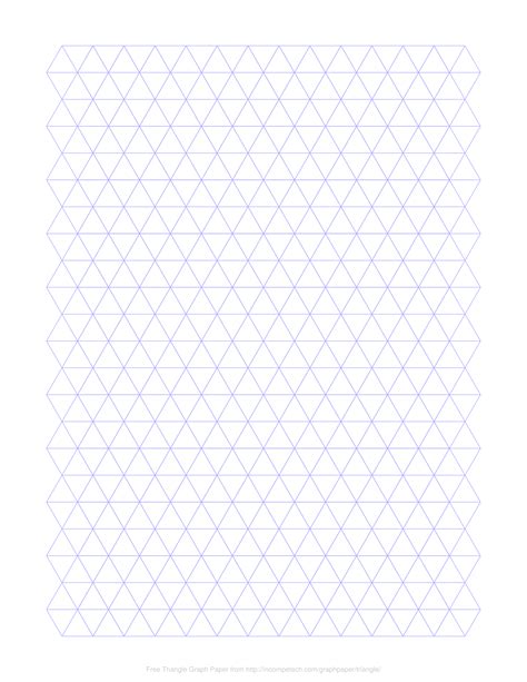 Triangle Graph Paper | Free Printable Graph Paper