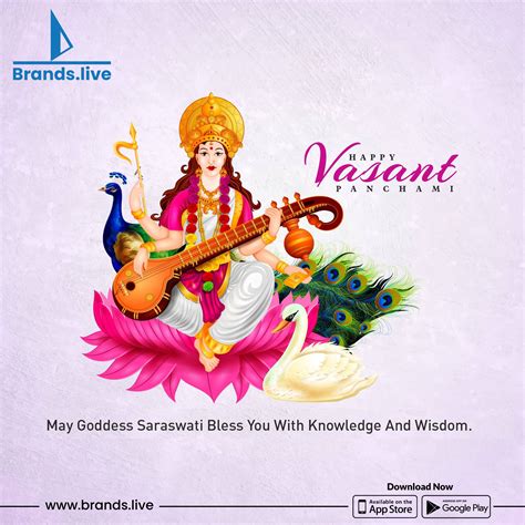 Celebrate Vasant Panchami with Vibrant Posters | Brands.live