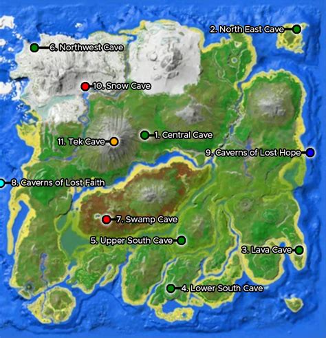 Ark Survival Evolved Caves Map | Sexiz Pix