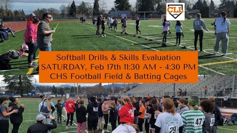 Softball Drills & Skills Evaluation Day, Corvallis High School, February 17 2024 | AllEvents.in