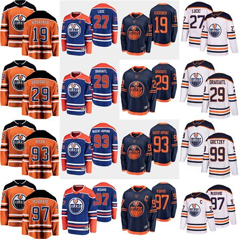 2020 Edmonton Oilers Hockey Jerseys Connor McDavid Jersey Mikko ...