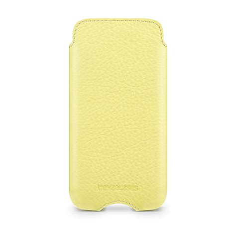 Beyza Yellow ZERO Leather Case for Apple iPhone 5C