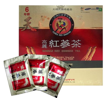 Buy Tea 3g x 50 Packets Korean Ginseng Tea Made in Korea - Korean Red Ginseng roots Online at ...