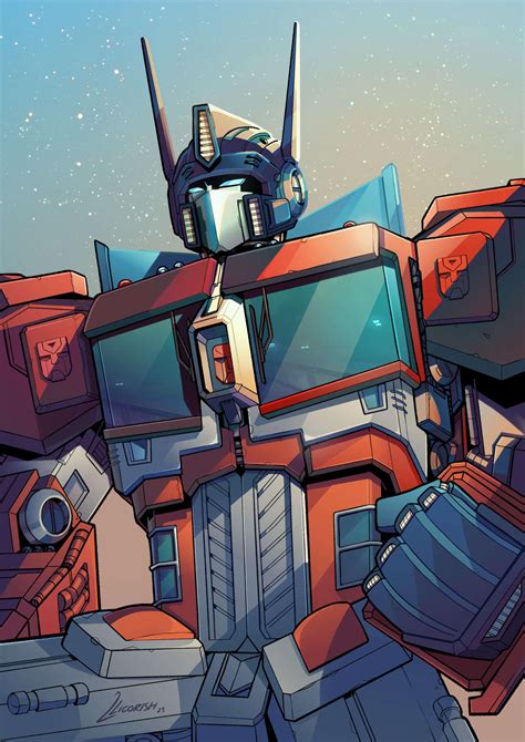 IDW Optimus Prime by llicorish on DeviantArt