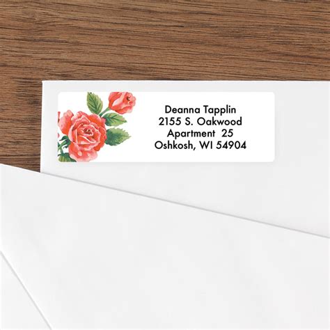 Flower Address Labels (250)- Floral Address Labels - Miles Kimball