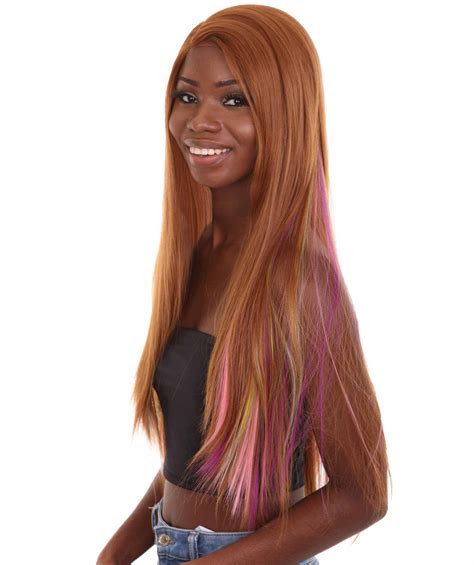 Women's 29in. Natural Lace Front Heat Resistant Party Wigs