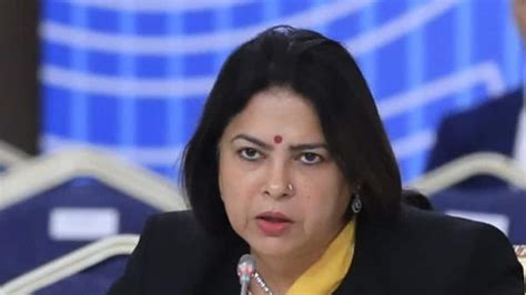 Delhi Doesn't Need 'part Time CM' Who is Busy in Political Tourism: Minister Meenakshi Lekhi