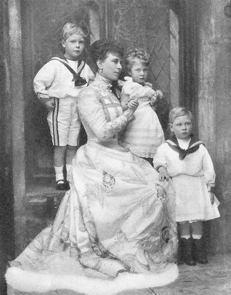 Queen Mary and her three oldest children | Grand Ladies | gogm