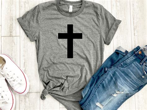 Womens cross shirt , Cross tshirt, Cross tee, Womens Christian apparel ...