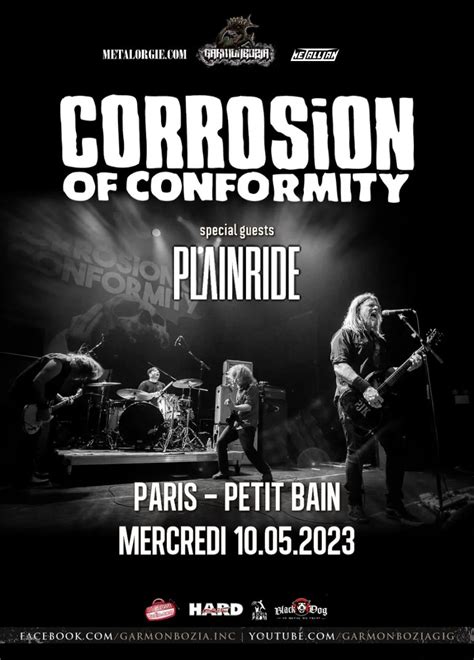 Event Corrosion Of Conformity - 10/05/2023 - Paris - Le Petit Bain - France