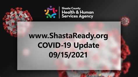 Shasta County COVID-19 Update - 9/15/2021 - YouTube