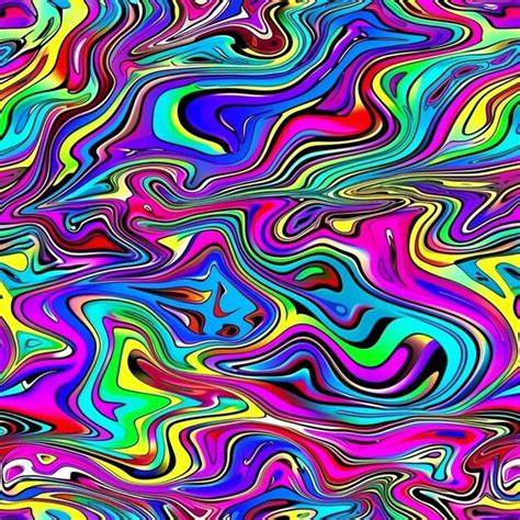 Premium Photo | Psychedelic Bliss Colorful Background Image