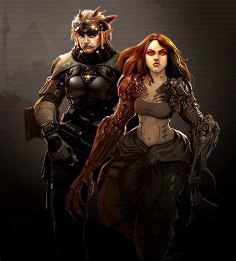 Eiger and Glory - characters in the new Dragonfall expansion for Shadowrun Returns : r/Cyberpunk