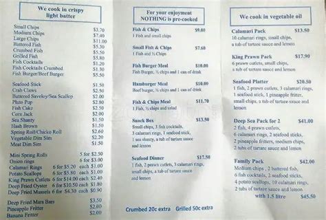 Maroubra Saltwater Quality Seafood Menu - Urbanspoon/Zomato