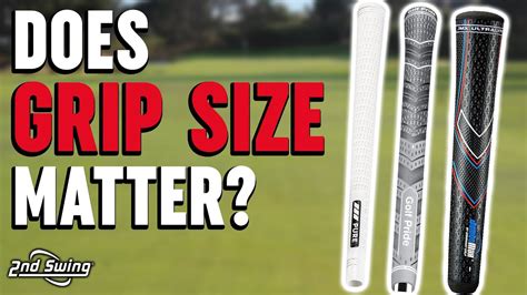 Does Golf Grip Size Matter? | Testing Different Grip Sizes - YouTube