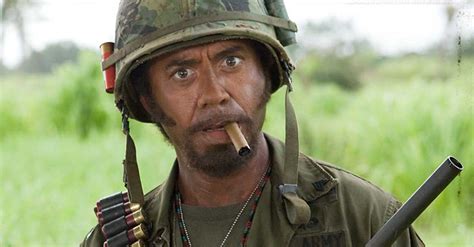 What's Robert Downey Jr Trying To Say About Tropic Thunder's Blackface?