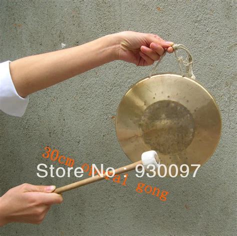 high quality small gong,100% handmade 12'' opera GONG, chinese traditional gong for sale-in Gong ...