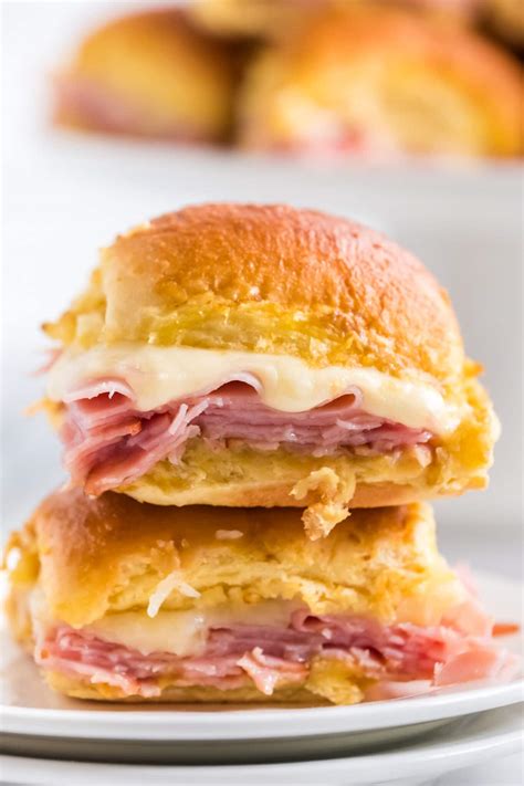 Ham and Swiss Cheese Sliders | All Things Mamma