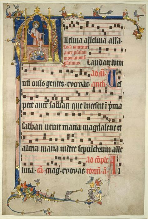 Medieval music, Illuminated manuscript, Medieval books