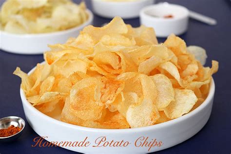 Homemade Potato Chips | Easy Recipe to make potato chips at home