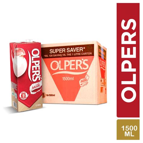 Olper's Full Cream Milk, 1500ml, 8 Piece Carton