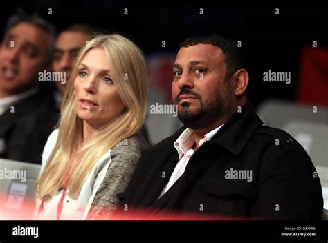 Former boxer Prince Naseem Naseem Hamed watches on at the Copper Box Arena, London Stock Photo ...