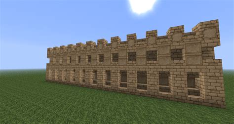 A nice desert castle wall design I made :) : r/Minecraft