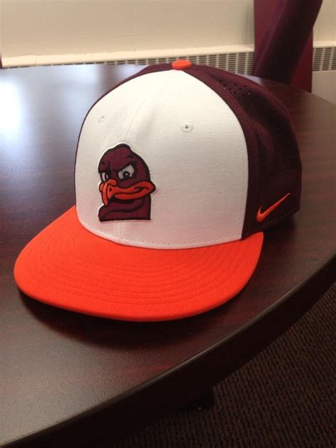 Virginia Tech's new Nike baseball hats.