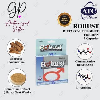 Robust Food Supplement 2 capsule/pack - GP Health Care | Shopee Philippines