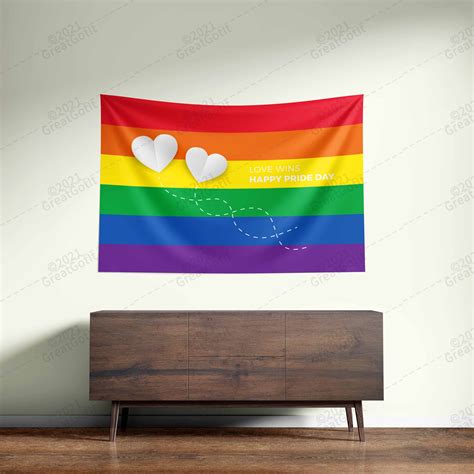 Pride Merch LGBT Pride Flag Pantone Pride Rainbow Flag Love | Etsy