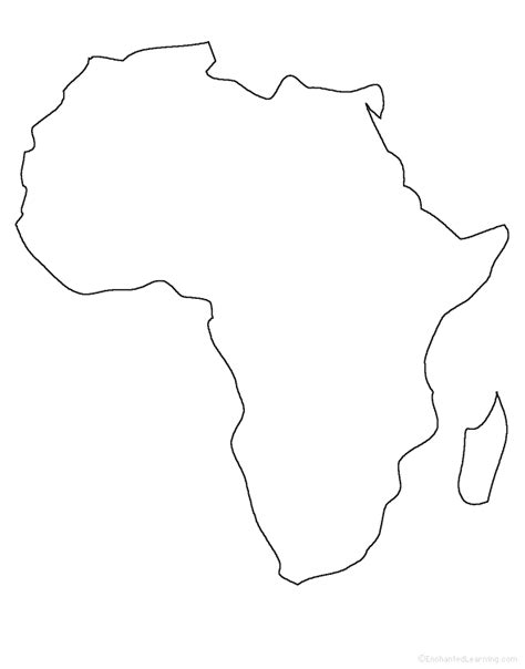 Africa Perimeter Poem | Africa tattoos, Africa silhouette, Africa outline