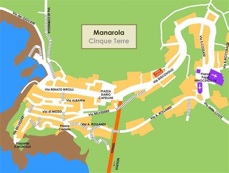 Manarola Map