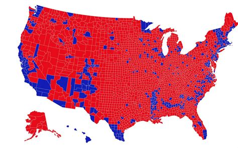 U.s. Political Map By County