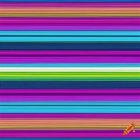 Vibrant stripes with 90s colors