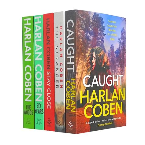 Harlan Coben 5 Books Collection Set Caught, Stranger, Stay Close, Six ...