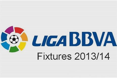 La Liga Fixtures 2013/14