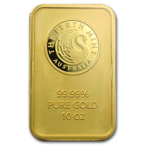 10 oz Perth Mint Gold Bar, Buy Gold Perth - SWP Cayman