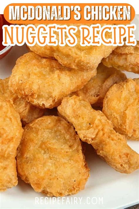 Homemade McDonald's Chicken Nuggets Recipe | Chicken nugget recipes ...