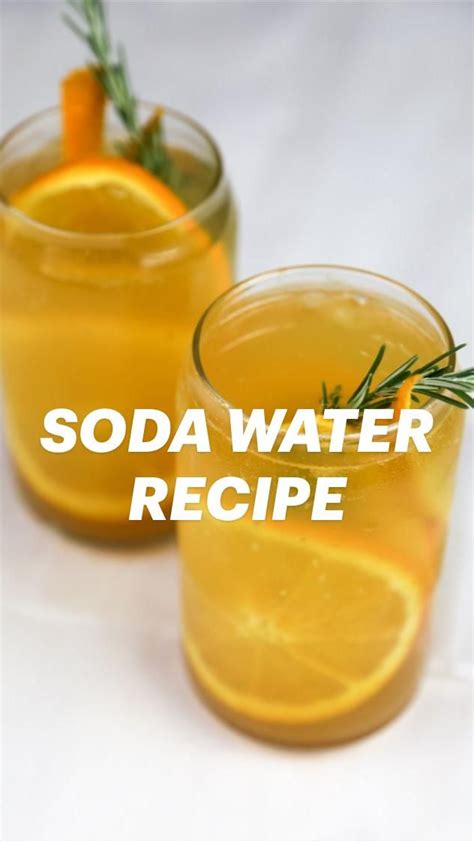 SODA WATER RECIPE | Pinterest