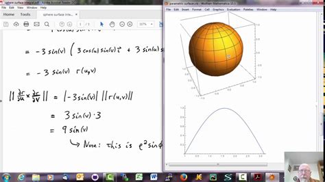 surface integral over a sphere - YouTube