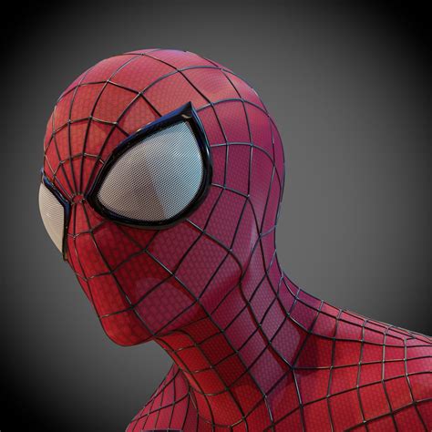 The Amazing Spider-Man Faceshell 3D model 3D printable | CGTrader