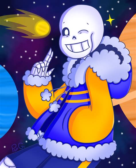 Outer!Sans by PopGi on DeviantArt